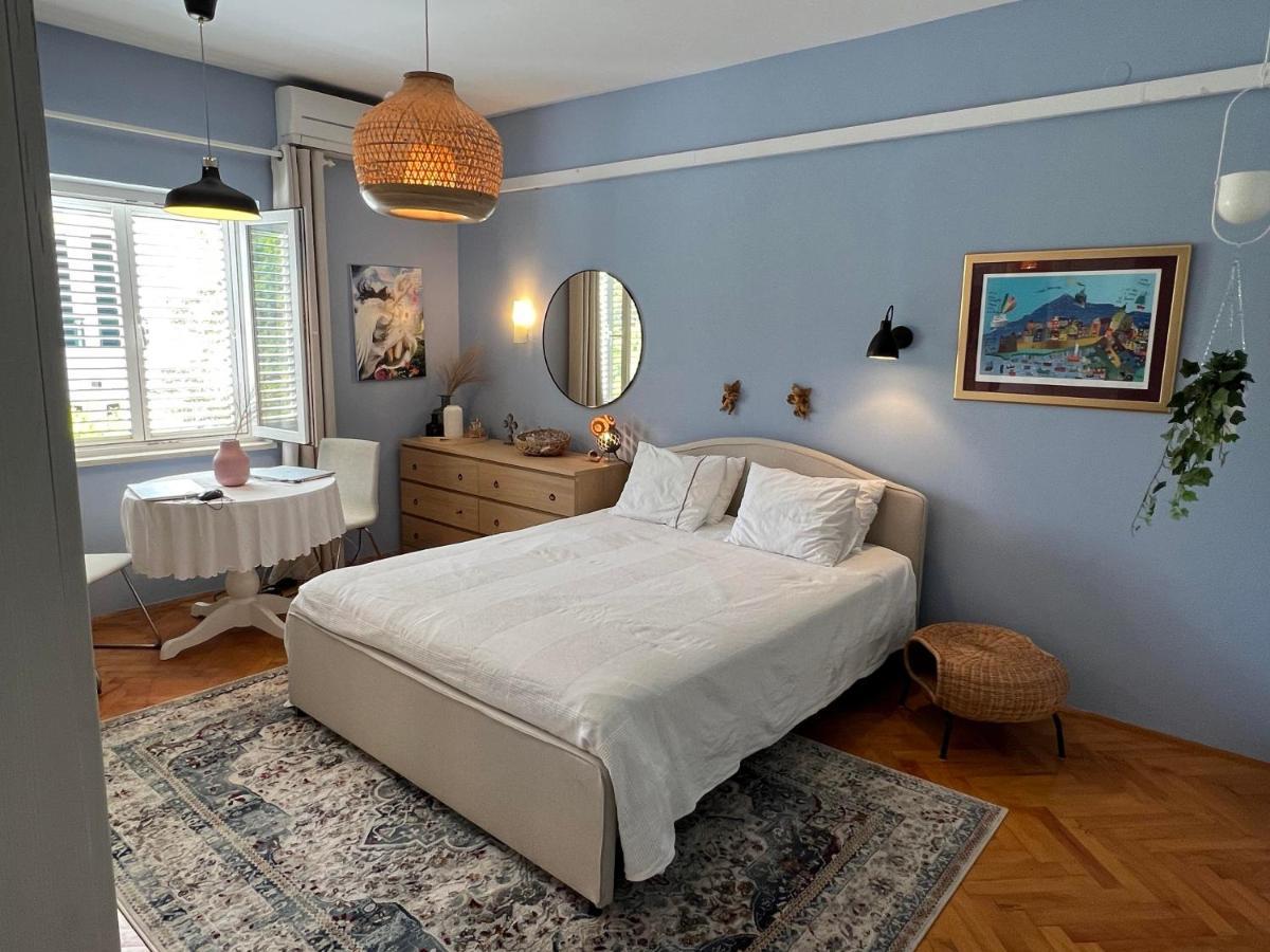 Blue Room And Private Bathroom Cavtat Bagian luar foto